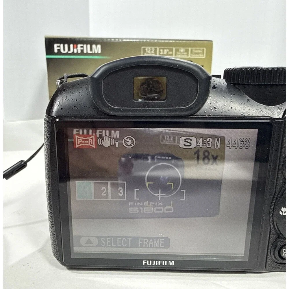 Fujifilm FinePix S Series S1800 12.2MP Digital Camera 18x Zoom w/ SD Card Tested